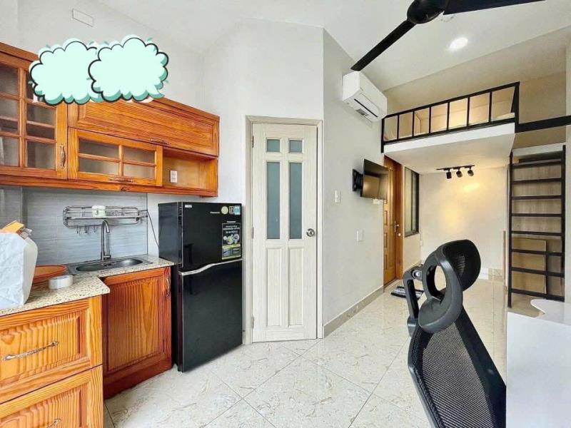 Cho thuê phòng gác lửng ban công, tv, ghế công thái học – lê văn duyệt, bình thạnh | gần đh mỹ thuật, hutech, uef - 4