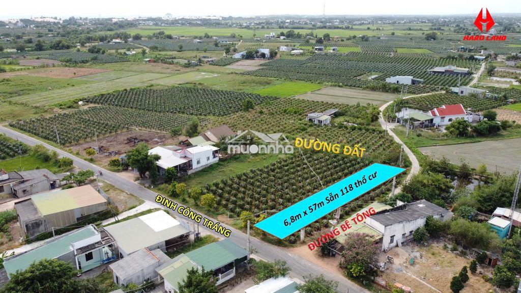 Hàng hiếm 6,8x57(574m2) 111m2 thổ cư, 3 mt, đường nhựa giá chỉ 1,4 tỷ - 3