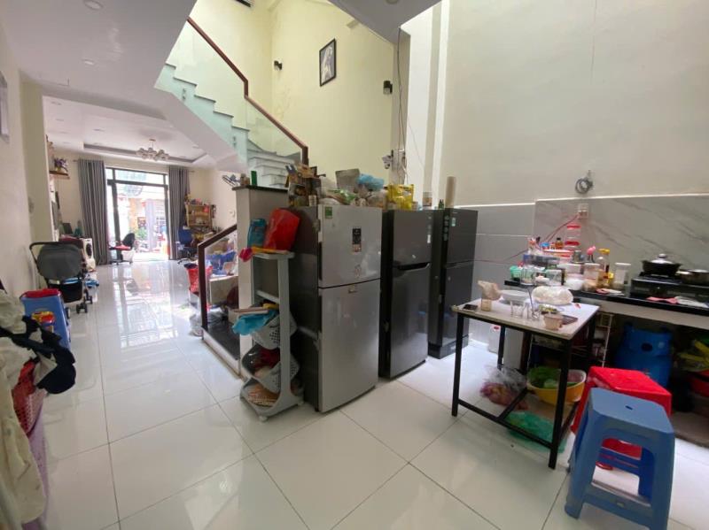 Bán nhà 3 tầng - hẻm xe hơi tân thới nhất q12 - sổ hồng riêng 4m x 26m - 2