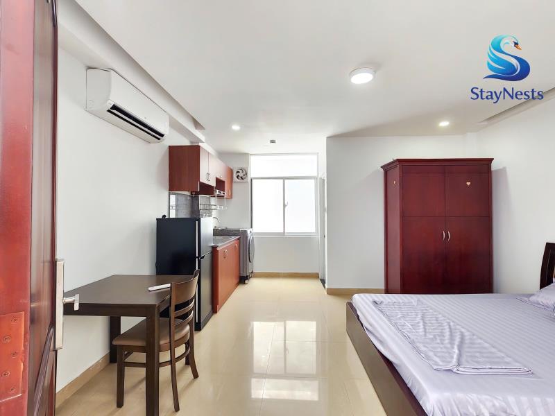 Căn hộ full nội thất cửa sổ trời, máy giặt riêng - ngã tư bảy hiền, bệnh viện thống nhất, cách mạng tháng tám - 2