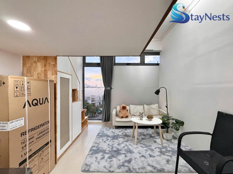 Cho thuê căn hộ duplex rộng - full nội thất ở tân phú gần đại học văn hiến - 0867066206 - 2