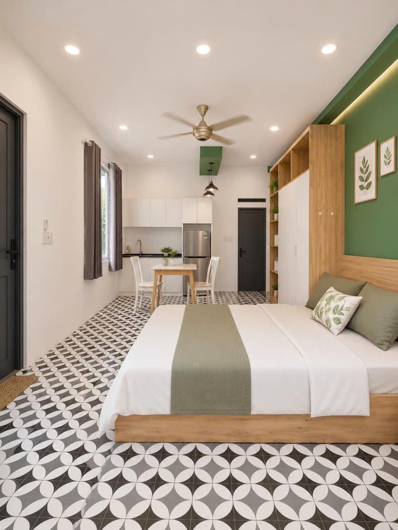 🐯 Cho thuê căn hộ mới 100% - 45m2, full nội thất, máy giặt riêng, sân vườn - xô viết nghệ tĩnh 🐯 - 4