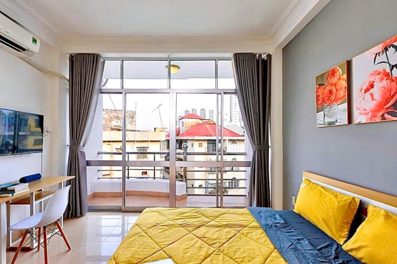 🧸 Cho thuê căn hộ dạng studio - ban công, full nội thất - hoàng sa, quận 1 - ngay cầu thị nghè 🧸   - 2