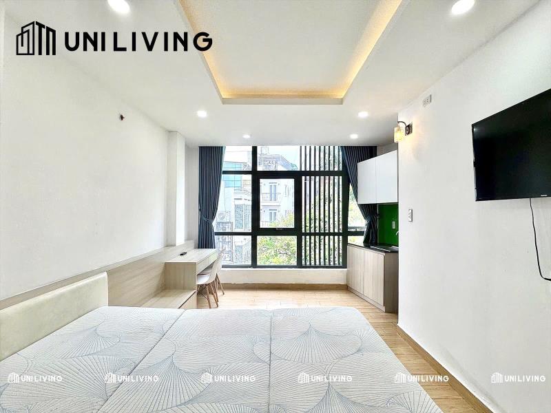 Cho thuê căn hộ thang máy,cửa sổ trời trung tâm phú nhuận, gần công viên gia định, ngã tư phú nhuận