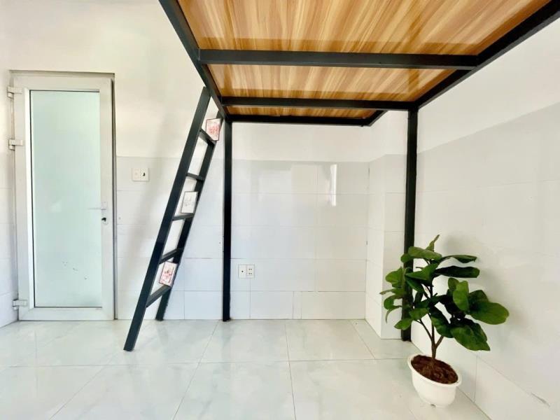 🔥 Phòng gác lửng tone trắng siêu sáng sủa | giá bình dân | lê văn quới - bình tân - 3