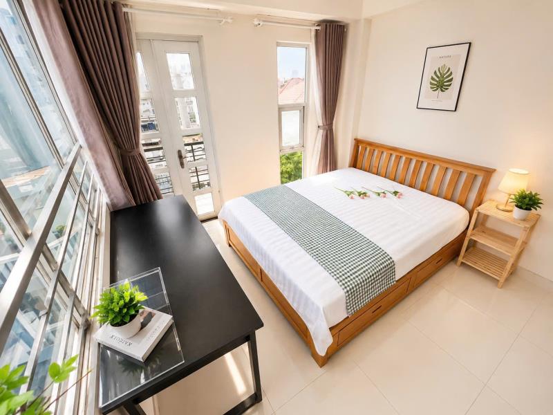 Cho thuê studio nguyễn cửu vân – ban công – cách đh hồng bàng 1km – nội thất đầy đủ  - 2