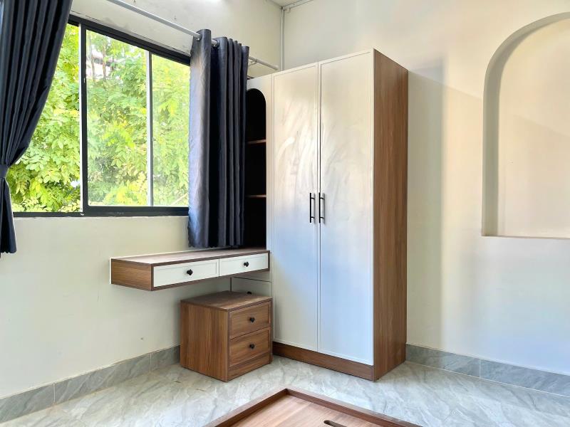 Khai trương 1pn mới tinh full nội thất - máy giặt riêng - ban công - ngay ngã tư hàng xanh  - 4