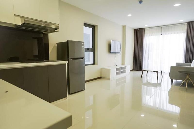 Cho thuê căn hộ 2pn de capella mặt tiền lương định của quận 2 , giá 16tr/th full nội thất.