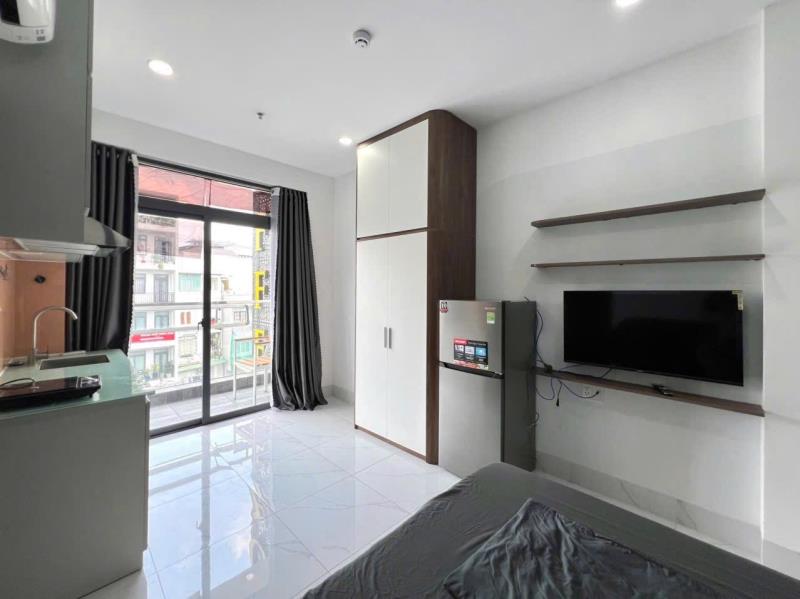 Cho thuê căn hộ ban công thang máy gần đại học ngoại thương bình thạnh