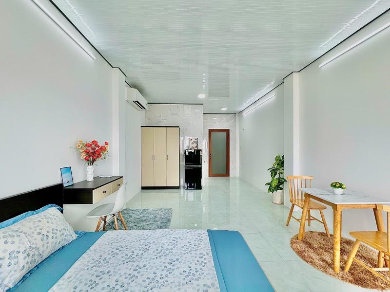Căn hộ studio tách bếp, 35m2, full nội thất, thang máy, đường thoại ngọc hầu - 2