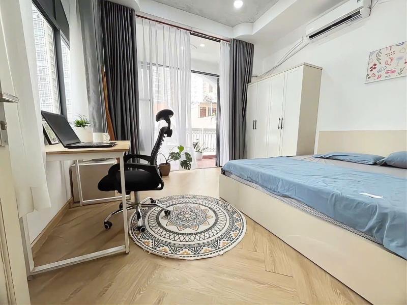 Cho thuê căn hộ cao cấp 1pn ban công lớn, có máy giặt riêng – nguyễn hữu cảnh, bình thạnh (kế bên saigon pearl & landmark 81, giáp q1)