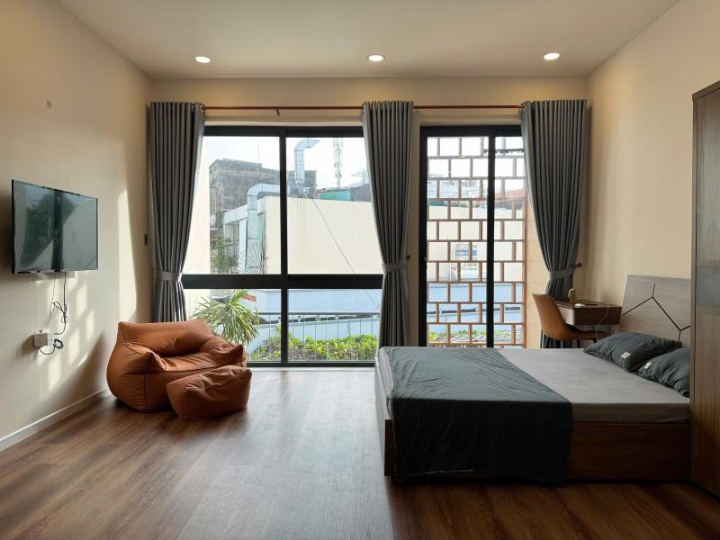 Sang - xịn  - rộng studio 50m2 tại trung tâm thành phố thuận gần các trường đại học di chuyển tiện lợi