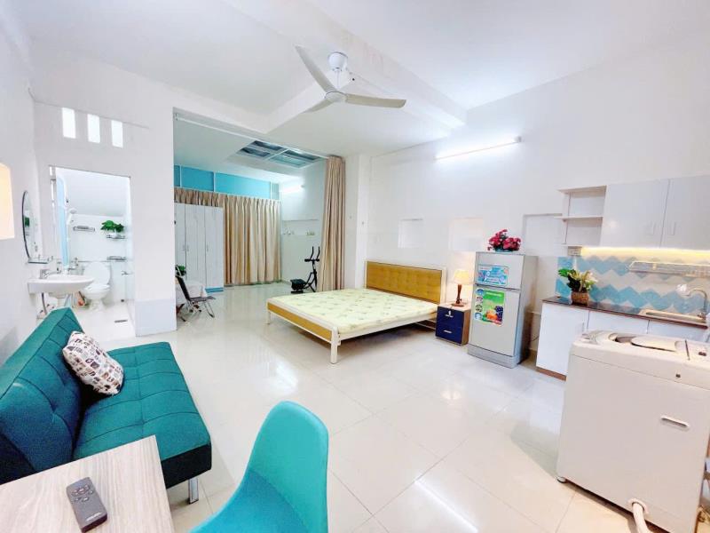 Phòng trệt siêu rộng 50m2 ngay đường số 77, tân quy sát tdtu, lotte giá rẻ chỉ 5tr9 - full nội thất có ban công  - 3