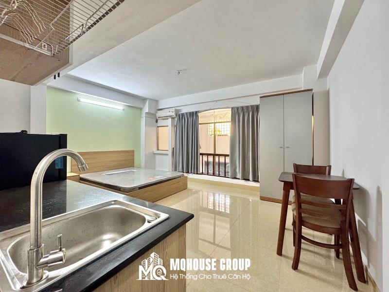 Phòng studio từ 4tr2 là vào ở được, full nội thất, ở được 2-4 người