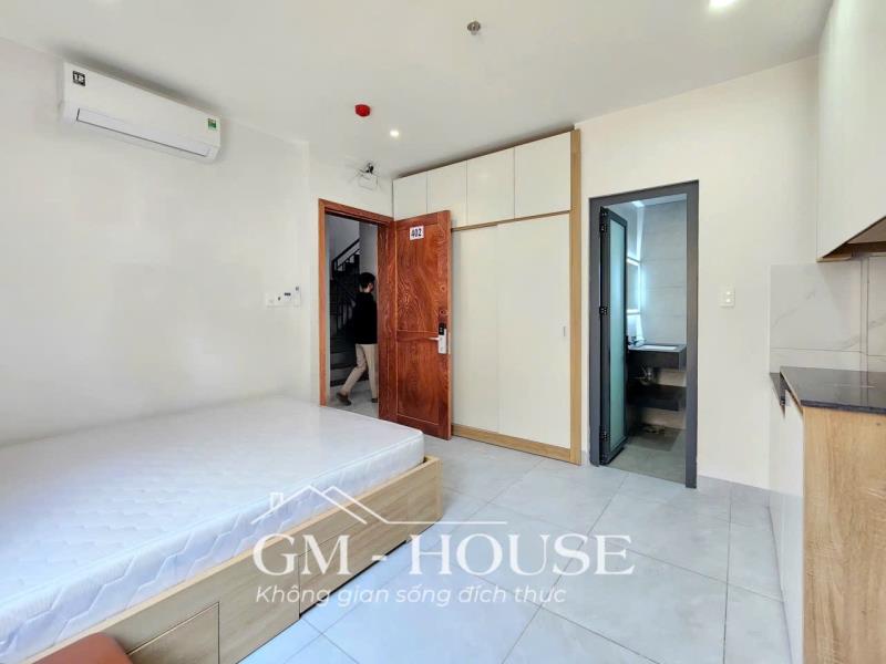 Cho thuê studio đón gió 30m2 ngay ngã tư hàng xanh - gần đại học hutech, hồng bàng, ngoại thương, uef