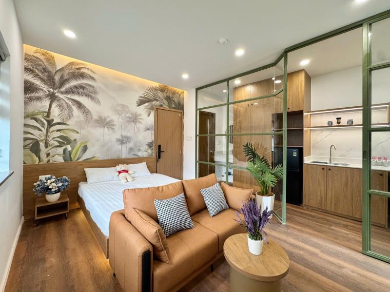 Căn hộ studio cực đẹp  cửa sổ máy giặt riêng  50m2  mega market an phú thảo điền bình thạnh - 4