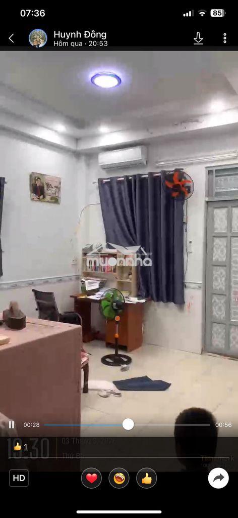 Cho thuê nhà khu đỗ thừa luông 4,8 x 13m đúc 1 lầu đẹp - 2