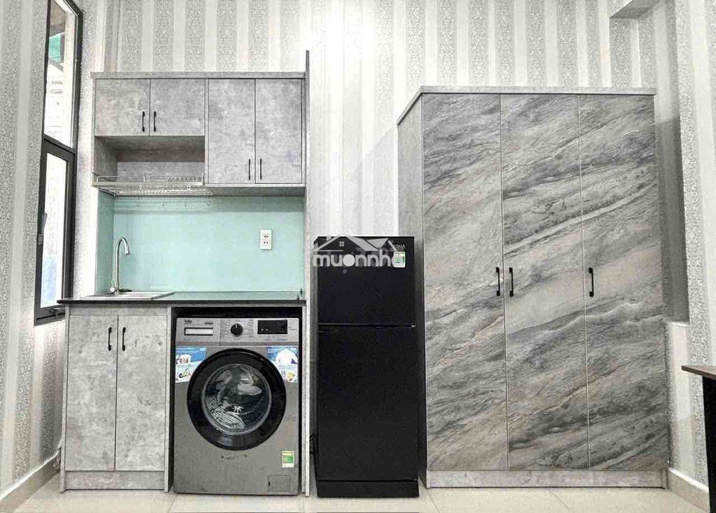 Cho thuê phòng cửa sổ thoáng có máy giặt riêng gần trường huflit - Ảnh 2