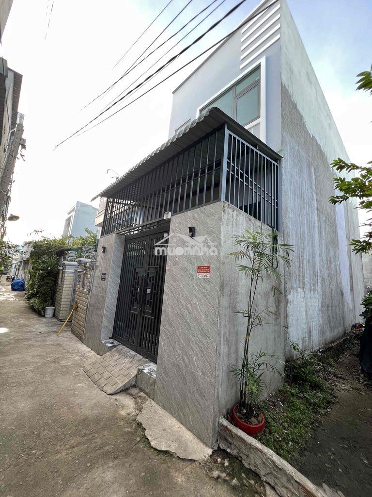 Cho thuê nhà dt 4x20 1trệt 1lầu 2pn 2wc có sân sau trồng cây xây 4x13
