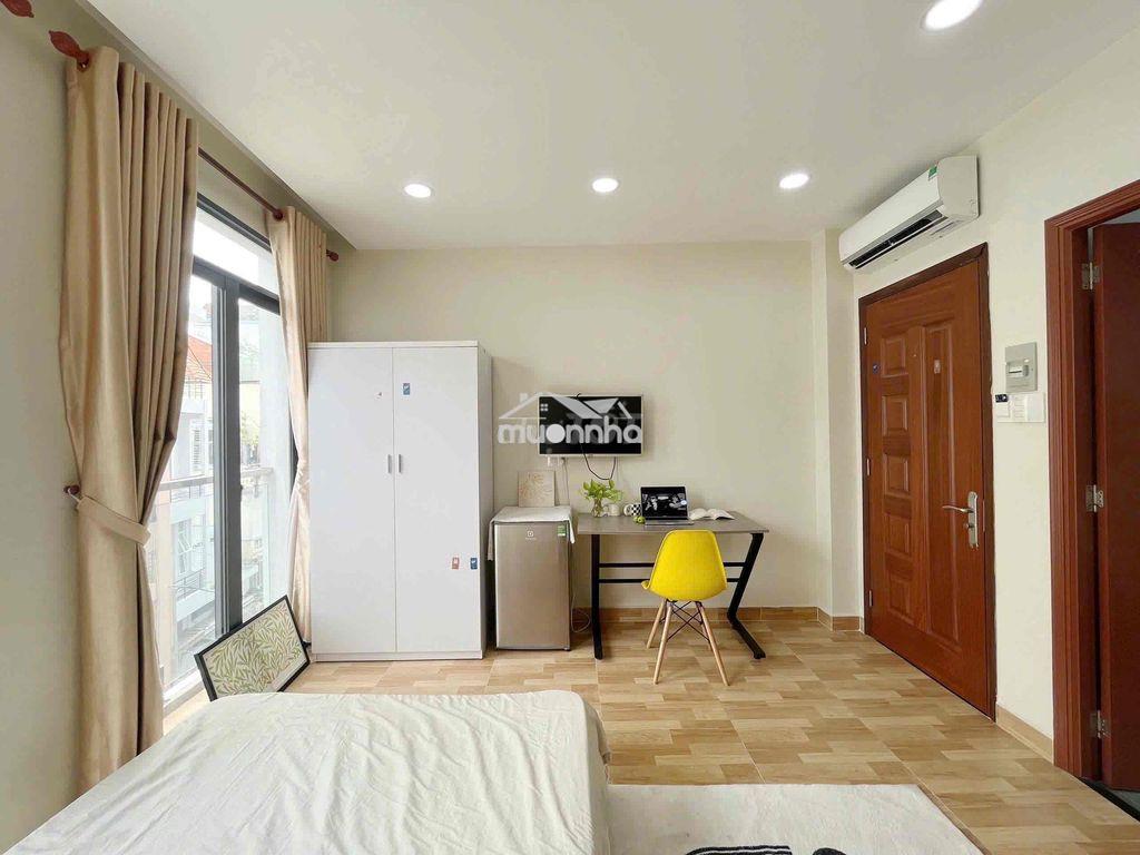Căn hộ studio ⚡️ nguyễn cửu vân - full nội thất, ban công - 4