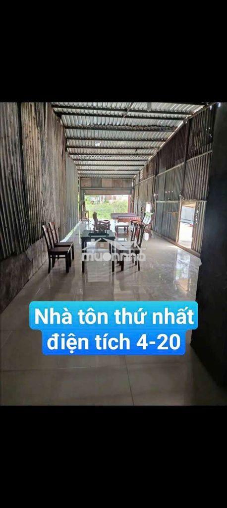 Cho thuê kho 12*20 ( gồm 2 cái tôn + 1miếng. đường võ văn vân ấp 4 - 2