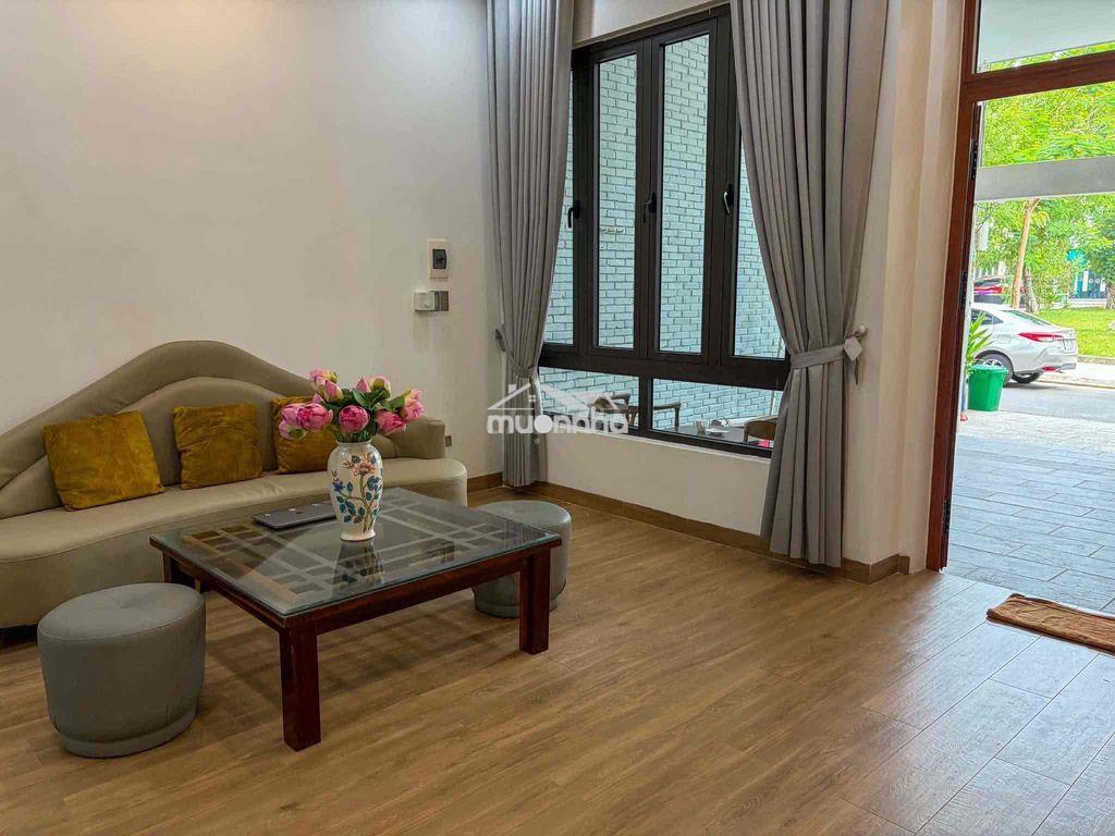 Cho thuê nhà 3 tầng mới khu nam việt á view công viên - 2
