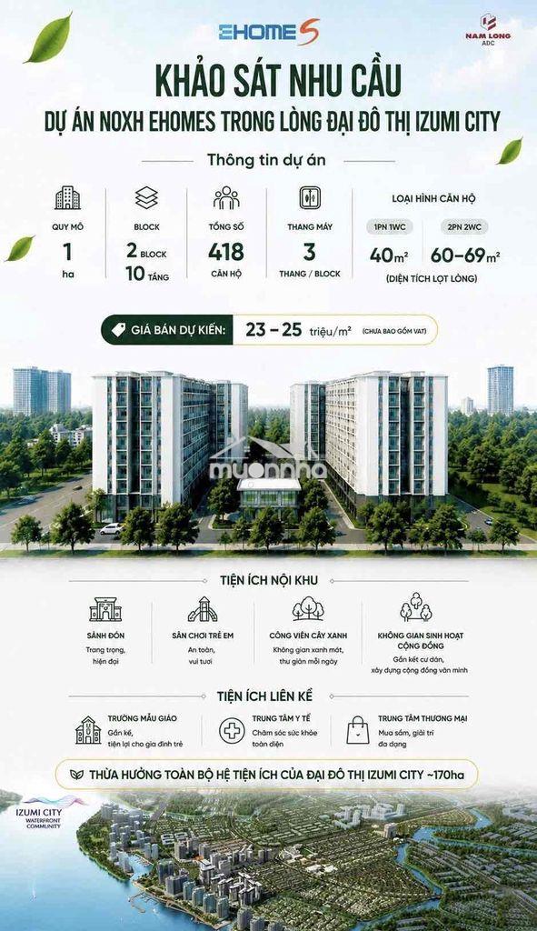Ehomes izumi – nhà ở xã hội chất lượng trong lòng đại đô thị izumi cit - 2