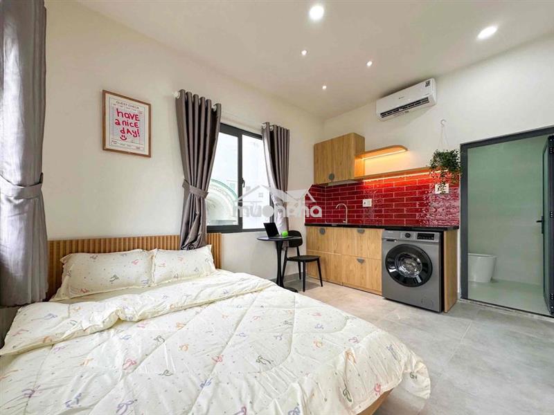 Studio 35m2 ban công nội thất cao cấp ngay đại học hoa sen, đh ueh