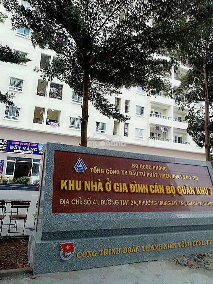 Bán căn hộ chung cư quân khu 7.  2 pn , 3 pn p trung mỹ tây, q 12