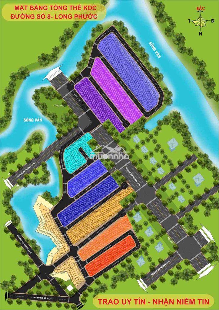 Đất nền dự án vn1234 long phước , 56 m2 giá tốt