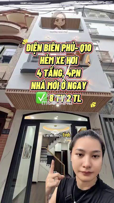 Bán nhà hẻm xe hơi điện biên phủ q3 - 8.4 tỷ