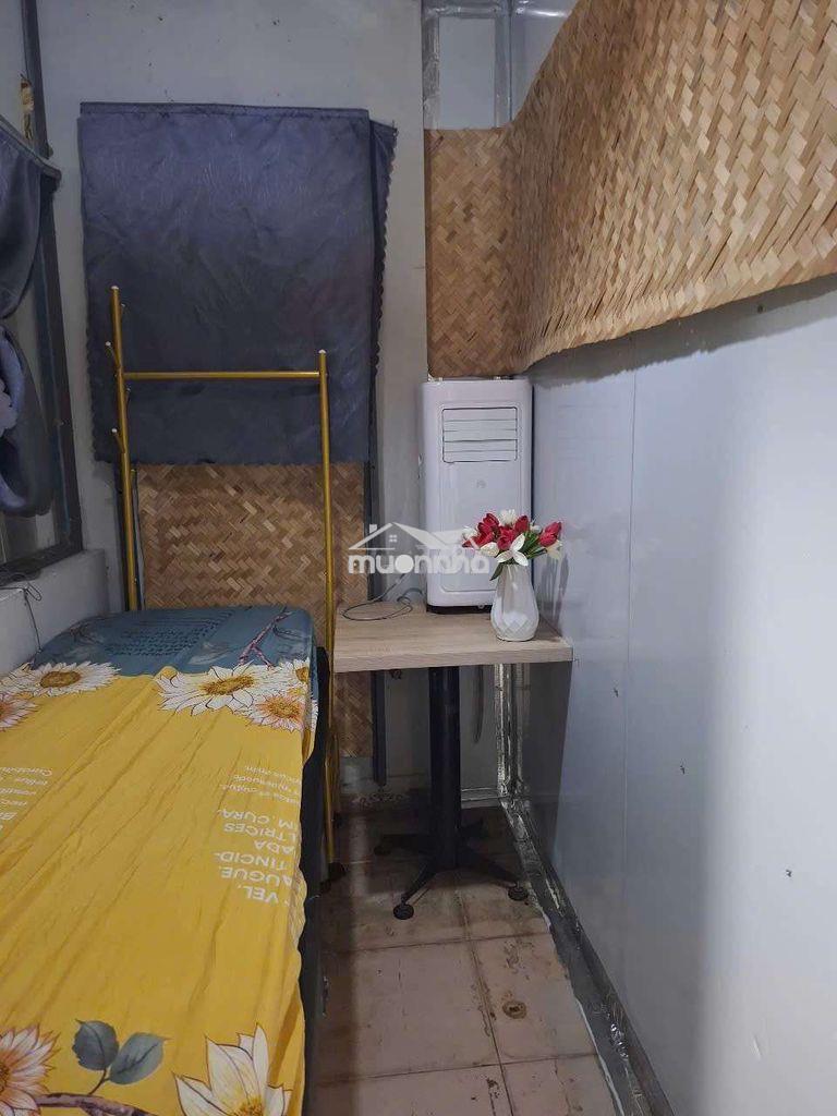 Phòng nhỏ full nội thất máy quạt/ máy lạnh - Ảnh 2