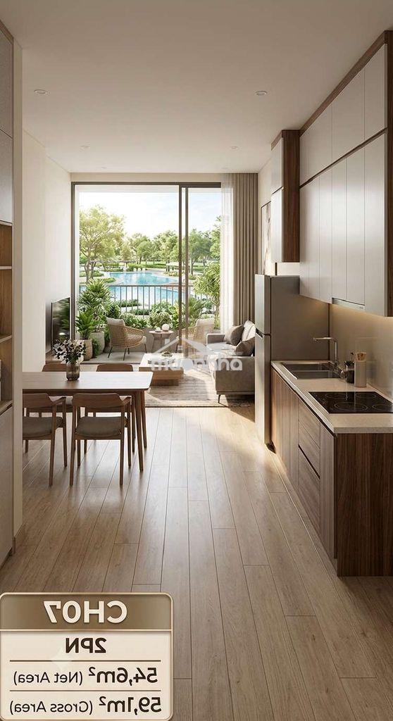 Căn hộ 2 phòng ngủ 2 wc vinhomes 59m2 , chốt nóng giá hời, sẵn sổ hồng - 2
