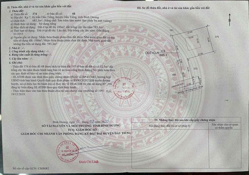 Chính chủ cần bán lô đất  mặt tiền