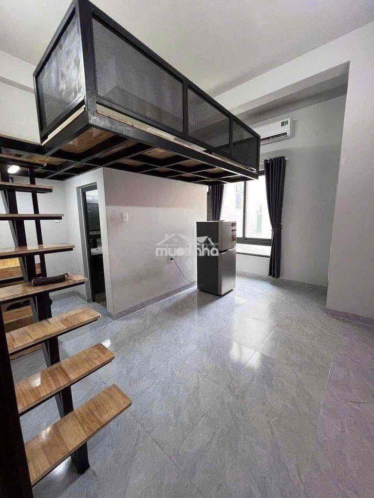 Phòng có gác bancong, cửa sổ mới xây đầy đủ nội thất gần cầu chữ y - Ảnh 4