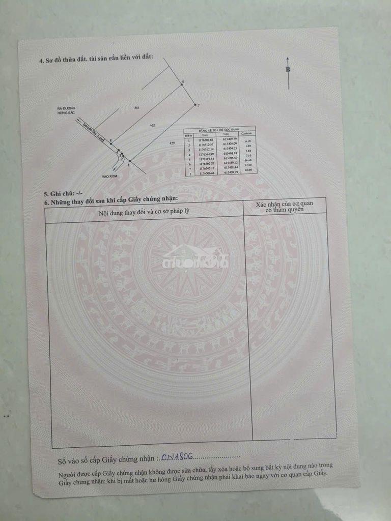 Bán 1086m2 đất cây lâu năm, đường bê tông 3.4m, xã bình khánh 3.5tr/m2 - 3
