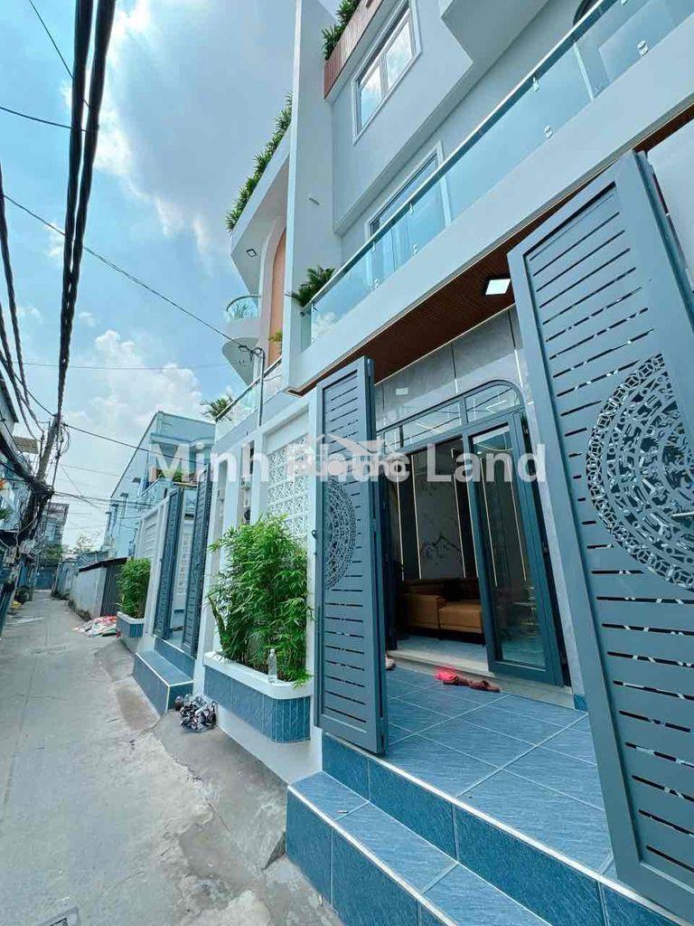 Nhà mới đẹp – ngang 6,4m – 64m2 4 tầng 5pn - giáp quận 7 - 2