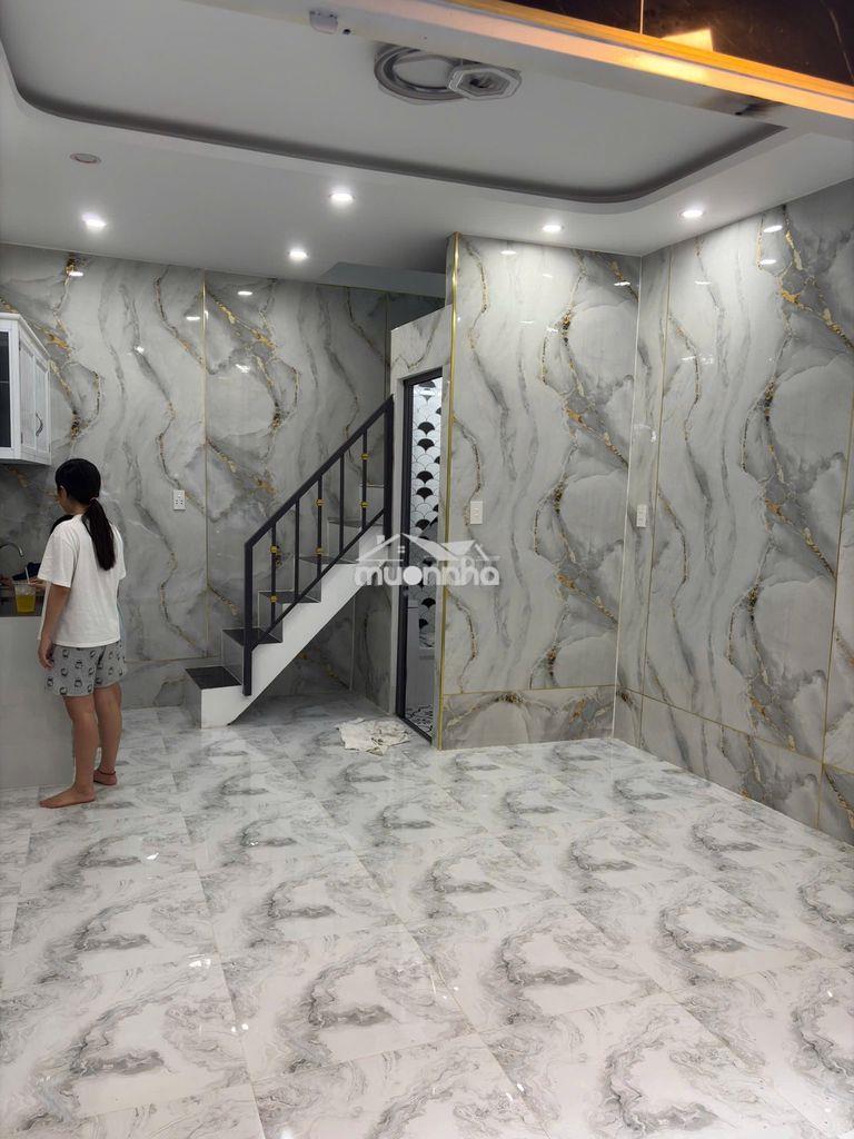Nhà 1 lầu mới xây đẹp, 4m x 6m, 1pn, 1wc, hẻm 2.5m mai xuân thưởng - 4