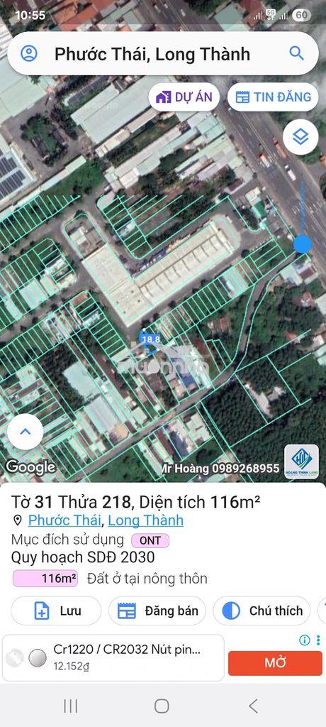 Bán gấp đất mặt tiền kinh doanh đối diện chợ long phú, long thành, đn - 2