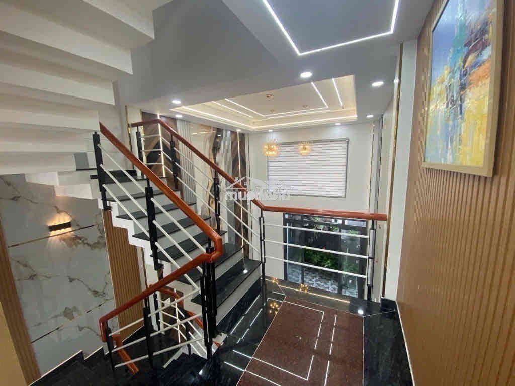 Nhà mới xây hẻm 8m oto đường kinh dương vương, an lạc - 4