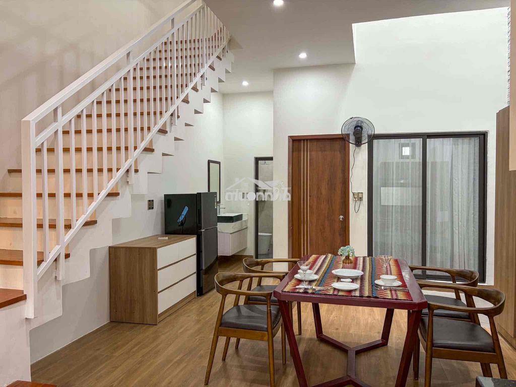 Cho thuê nhà 3 tầng mới khu nam việt á view công viên - 3