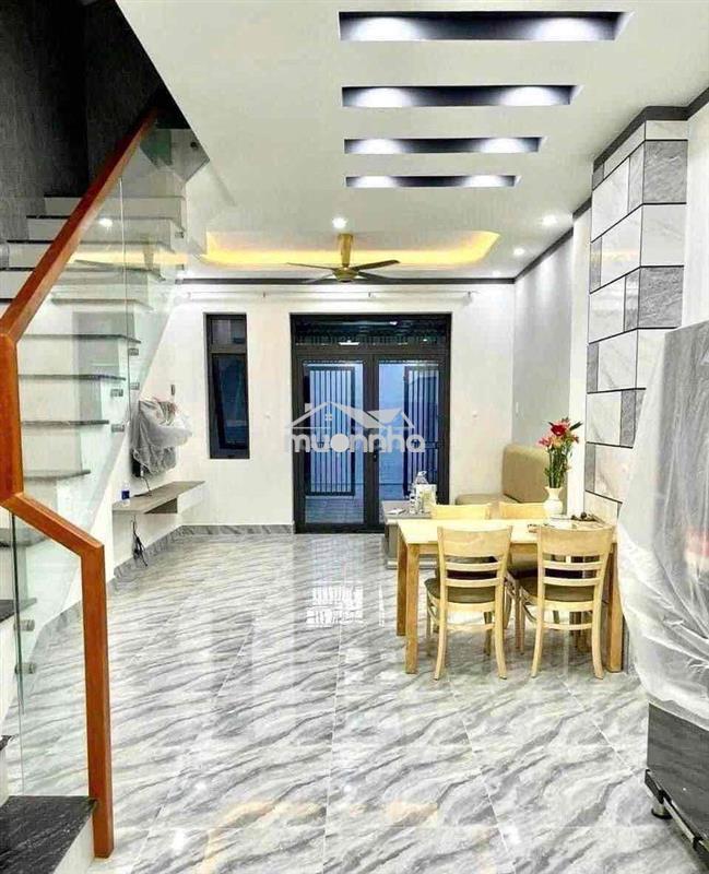 Nhà cho thuê mới ngay chợ phú hoà 2phòng ngủ full nội thất