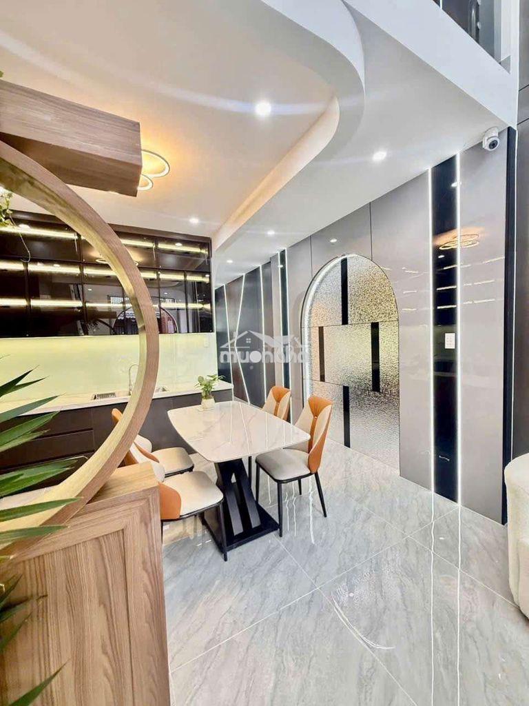 Cho thuê nhà mới tinh 1 trệt 1 lửng, dt 4,5 ×15 có 3pn,2wc. hẻm xe hơi - Ảnh 3