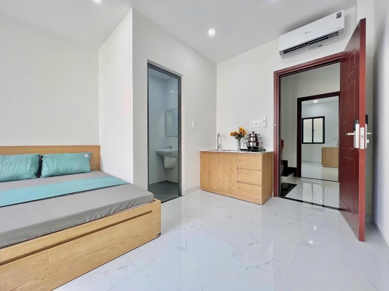 Phòng studio bancon cửa sổ trời thoáng full nội thất gần học viện hàng không, bệnh viện thống nhất  - 3
