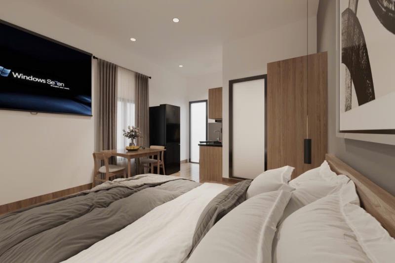 Phòng 45m² full nội thất mới 100% | gần hutech – ftu2 – uef – uth – hiu- bạch đằng, bình thạnh