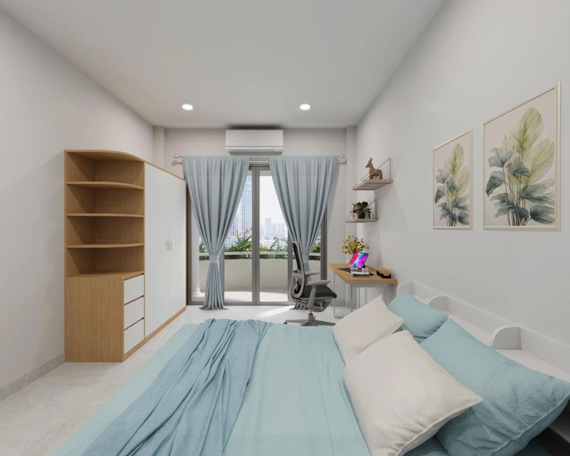 Cho thuê studio ban công 35m2 new 100% ngay ngã tư hàng xanh - cầu thị nghè - thảo cầm viên sg - 2