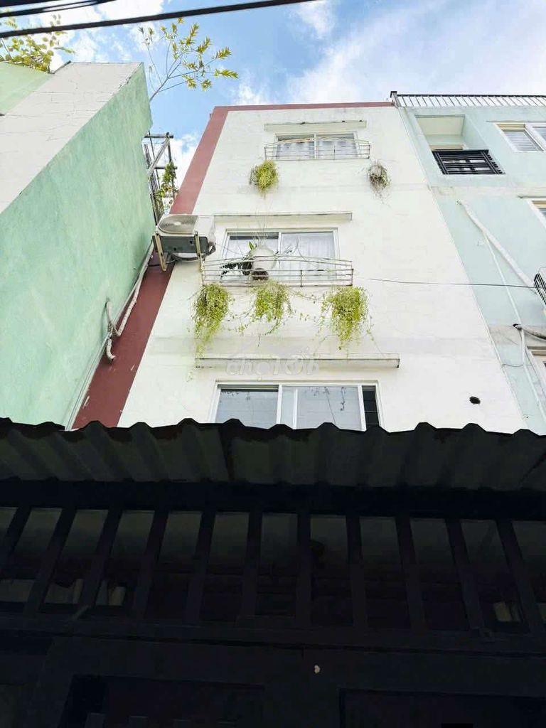 Nhà 4 tầng hẻm thông phạm văn chiêu gò vấp sổ riêng hoàn công đủ - Ảnh 2