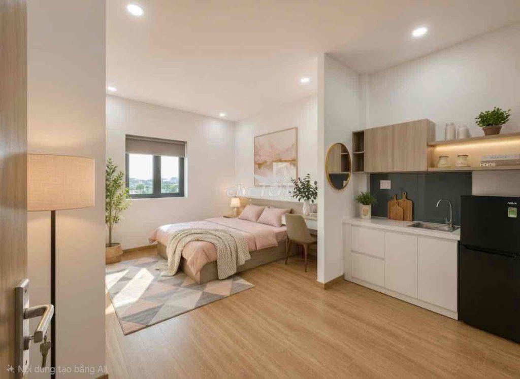 Studio tách bếp giá rẻ full nội thất decor siêu xinh quận 7 - Ảnh 4