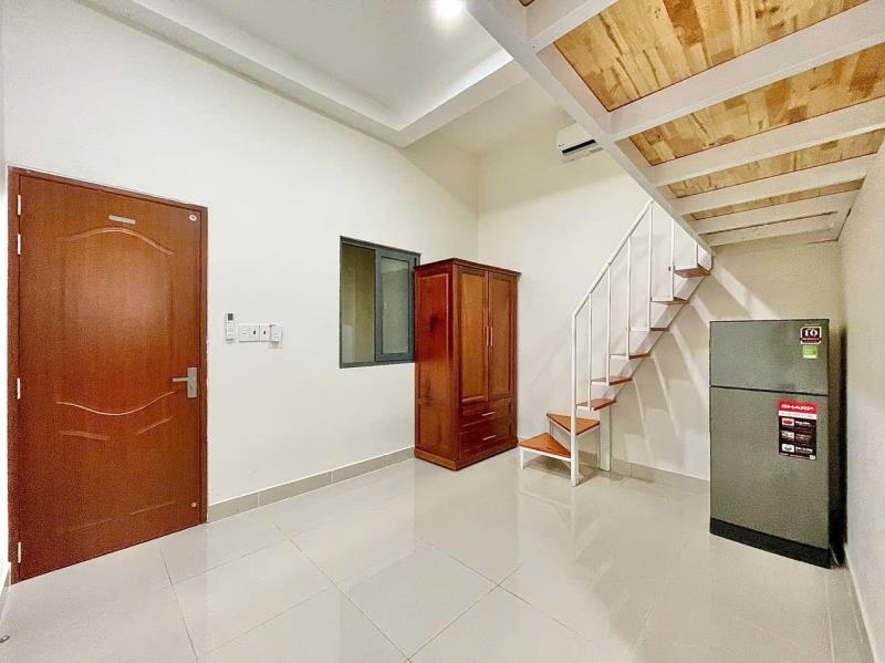 Gác lửng cửa sổ trời thoáng full nội thất bùi đình túy gần ngã tư hàng xanh gần đh gtvt, hutech  - Ảnh 3