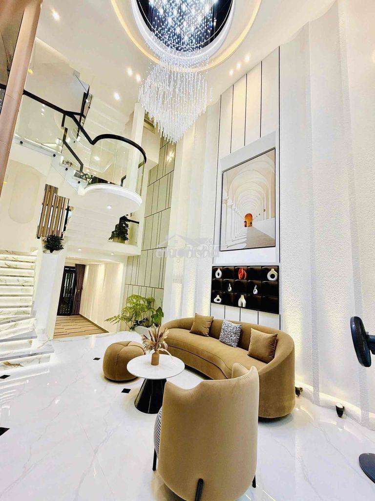 Siêu phẩm 4x16m 1 trệt lửng 3 lầu st 4pn 5wc full nội thất - giá 8.2ty - Ảnh 3